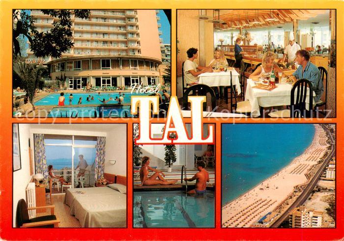 El Arenal Mallorca ES Hotel Tal Restaurant Swimming Pool Strand Luftaufnahme