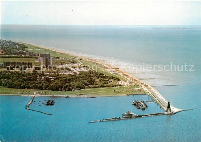 Doese Kugelbake mit Blick zur Insel Neuwerk