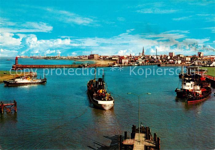 Bremerhaven Panorama Hafen Mole