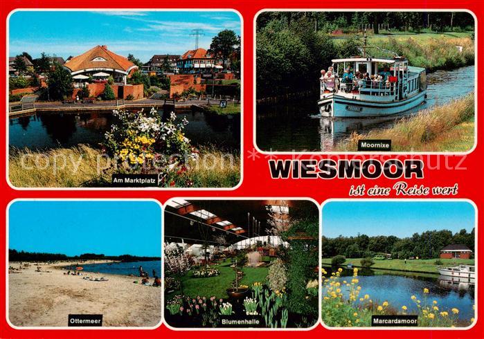 Wiesmoor Am Marktplatz Moornixe Fahrgastschiff Ottermeer Blumenhalle Marcardsmoo