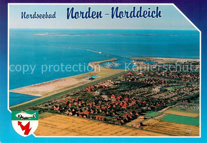 Norden Norddeich Nordseebad Fliegeraufnahme