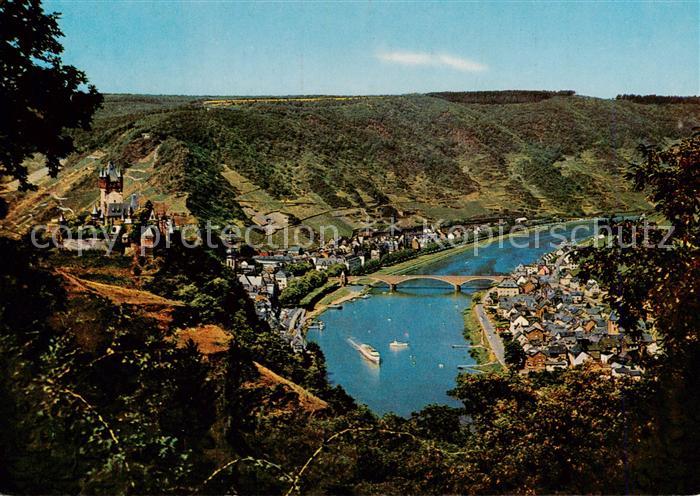 Cochem Kochem Mosel Panorama mit Blick zur Burg Cornely-Karte Nr. 11630