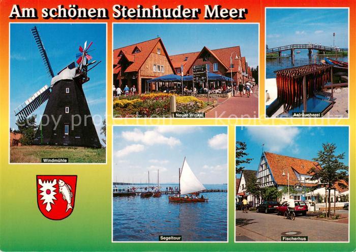 Steinhude Wunstorf Windmuehle Neuer Winkel Aalraeucherei Fischerhaus Segeltour S