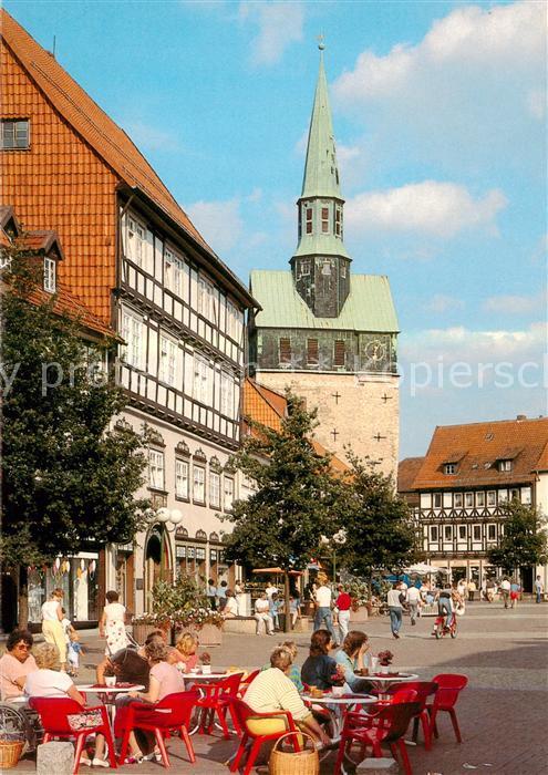 Osterode Harz Kornmarkt mit Blick zur Kirche