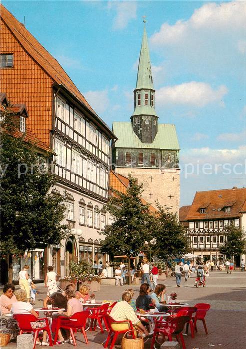 Osterode Harz Kornmarkt mit Blick zur Kirche