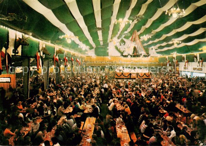 Muenchen Bayern Armbrust Schuetzenzelt auf der Wiesn Oktoberfest