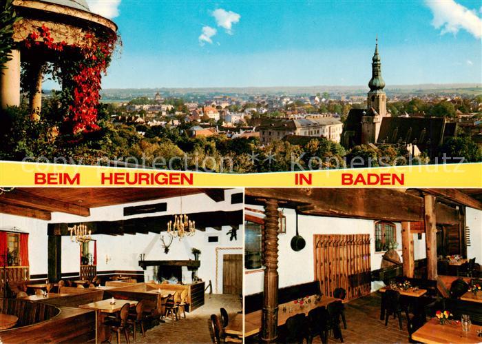 Baden  Wien AT Panorama Streterhof Beim Heurigen Gastraeume
