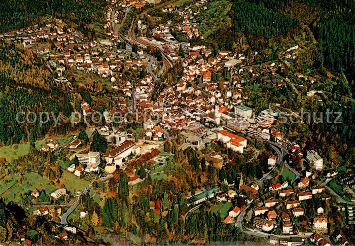 Wildbad Schwarzwald Fliegeraufnahme
