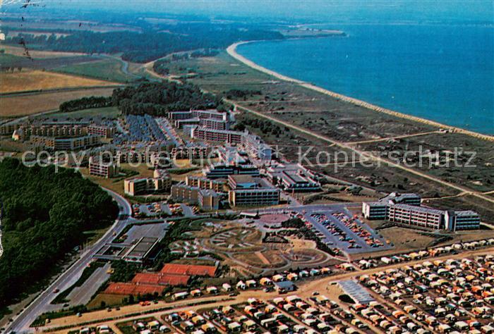 Oldenburg Holstein Weissenhaeuser Strand Hohwachter Bucht Fliegeraufnahme