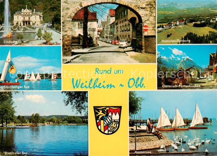 Weilheim Oberbayern Linderhof Starnberger See Dietlhofer See Weilheim Hohenpeiss
