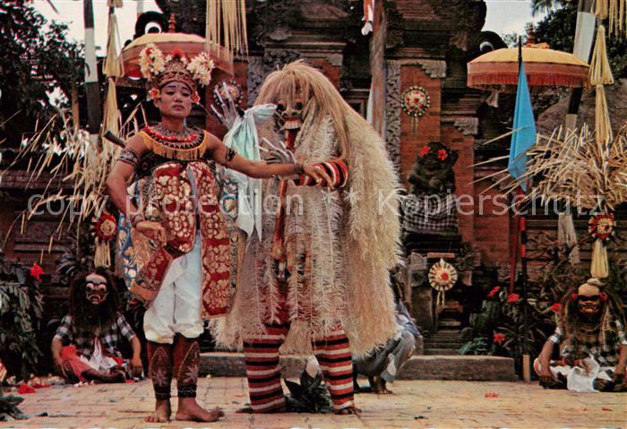 Bali  Indonesia An act in Barong Dance
