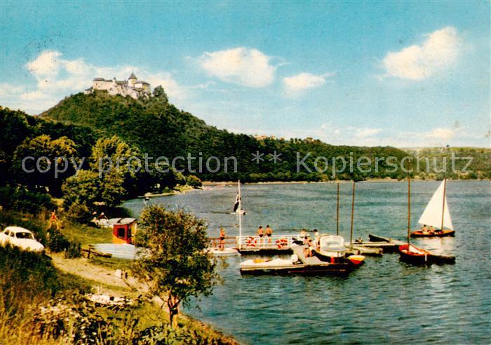 Edersee Seepartie mit Schloss Waldeck
