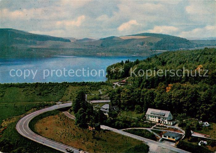 Meschede Hennedamm Hotel Fliegeraufnahme