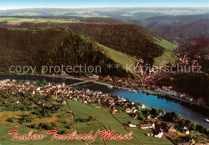 Traben-Trarbach Mosel Fliegeraufnahme