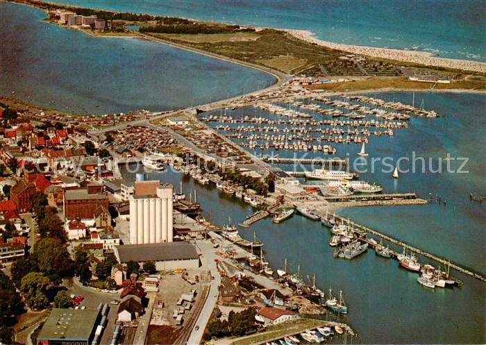 Heiligenhafen Ostseebad Fliegeraufnahme Yachthafen