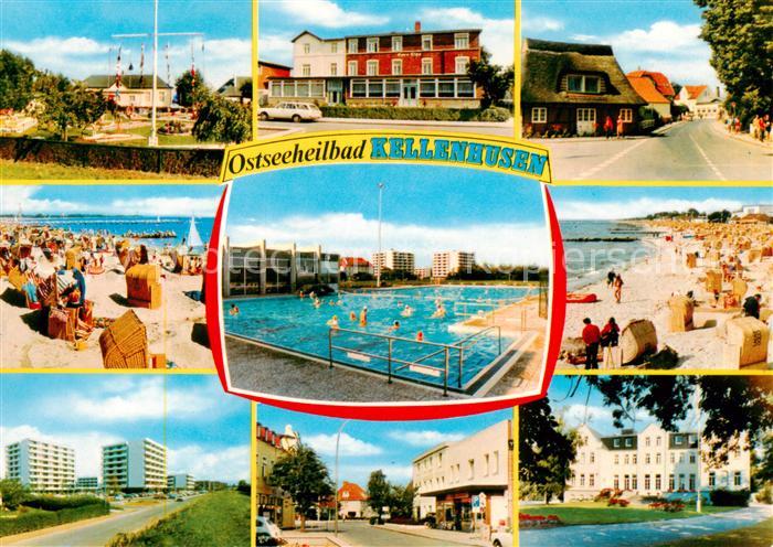 Kellenhusen Ostseebad Strandpartien Promenade Schwimmbad Hochhaeuser