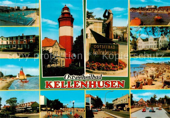 Kellenhusen Ostseebad Schwimmbad Strandpartien Leuchtturm Skulptur Gokartbahn