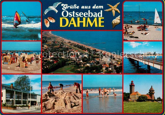 Dahme  Ostseebad Holstein Strandpartien Teilansichten Fliegeraufnahme