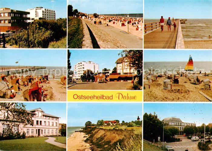 Dahme  Ostseebad Holstein Strandpartien Promenade Steilkueste Hotels