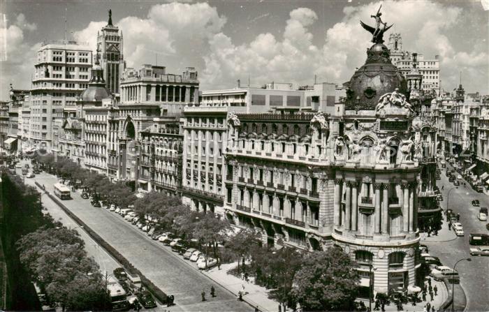 Madrid Spain El Penix y calle Alcala