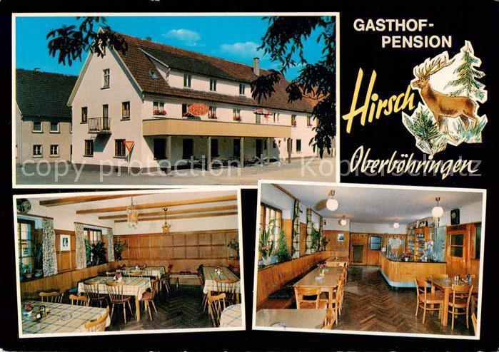 Oberboehringen Gasthof Pension Hirsch Gaststube Theke