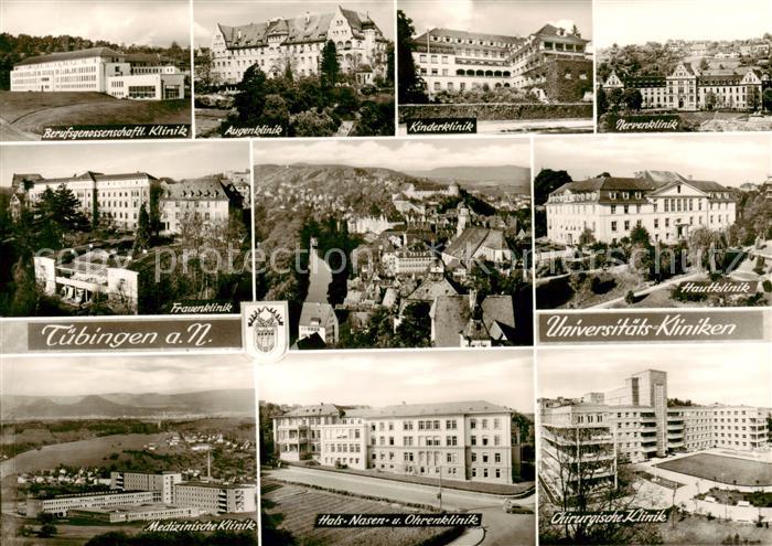 TueBINGEN BW Berufsgenossenschaft Klinik Augenklinik Kinderklinik Nervenklinik F