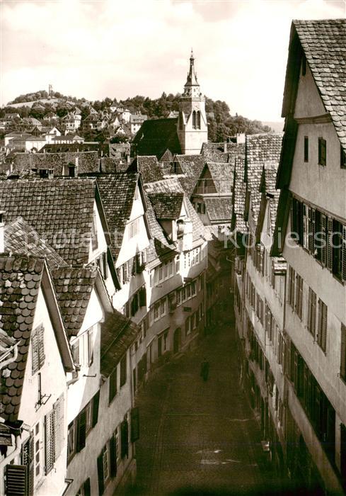 TueBINGEN BW Burgsteige und Stiftskirche
