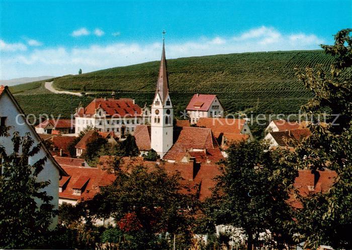 Ebringen Breisgau Ortsansicht mit Kirche