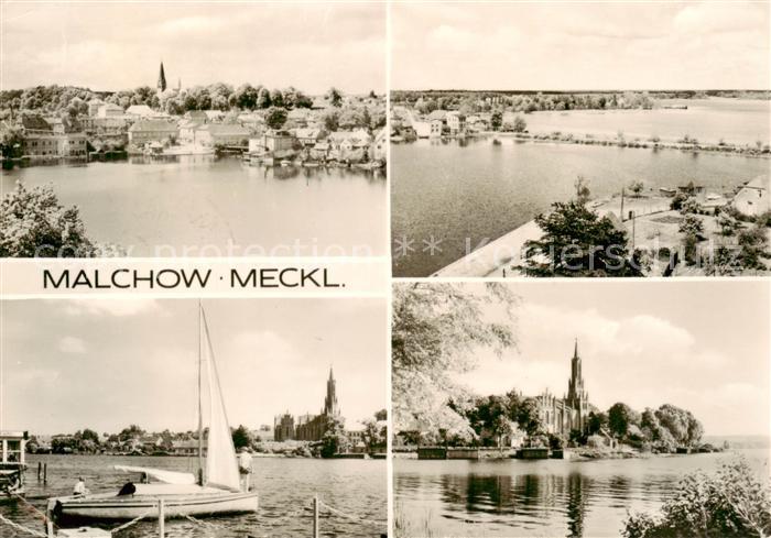 Malchow Mueritz Seen Park Kloster Malchow