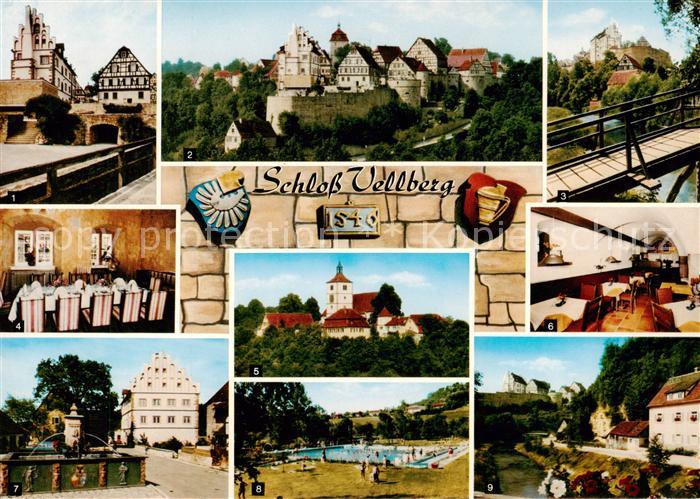 Vellberg Restaurant Cafe Schloss Vellberg Wehrgang Bastei Festtafel im Rittersaa