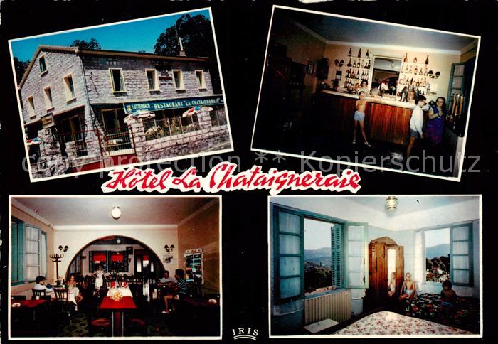 Evisa Hotel La Chataigneraie Bar Gastraum Zimmer