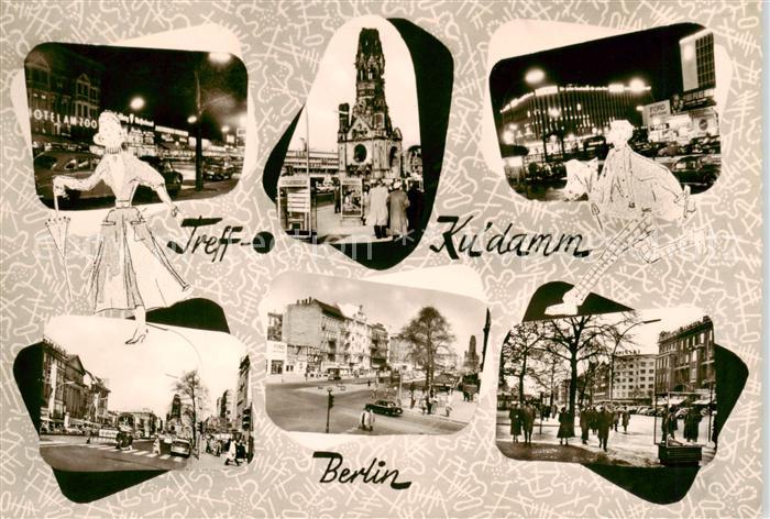 BERLIN  CITY Kudamm Gedaechtniskirche Teilansichten
