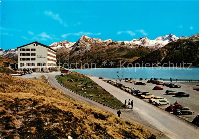 Bielerhoehe Hotel Silvrettasee mit Rosstalferner