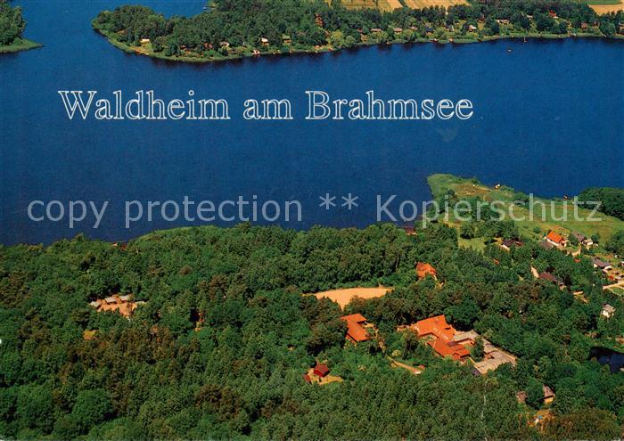 Langwedel Brahmsee Holstein Waldheim am Brahmsee Ev Jugendheim Fliegeraufnahme