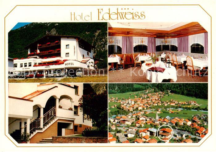 Pfunds Tirol AT Hotel Edelweiss Gastraum Treppenaufgang Fliegeraufnahme