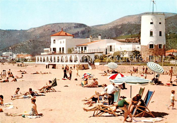 Castelldefels ES Playafels Hotel Strandpartie