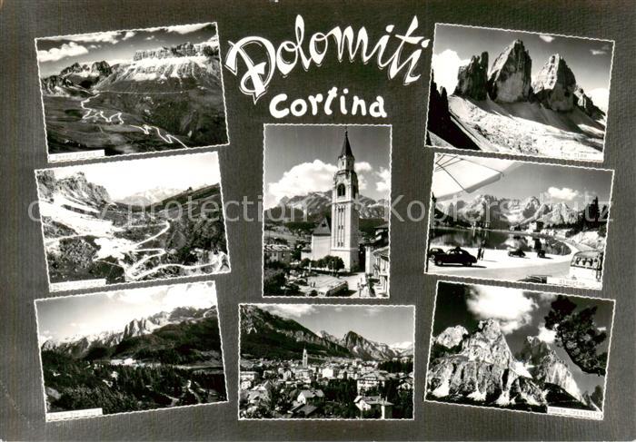 Cortina d Ampezzo IT Teilansichten Kirche