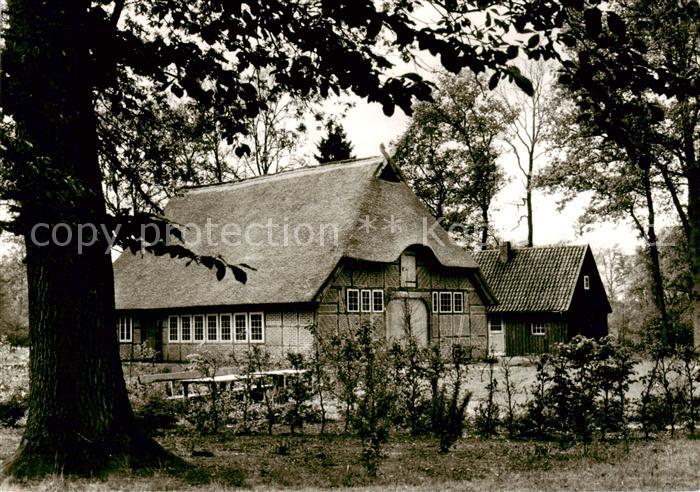 Inzmuehlen Handeloh Rauchkate beim Hans Breuer Haus