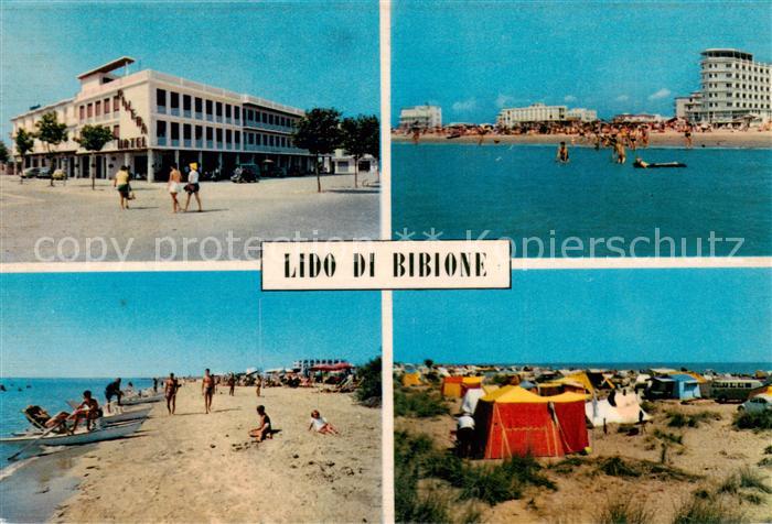 Lido di Bibione IT Teilansichten Strand Campingplatz