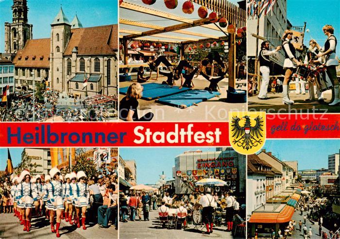 Heilbronn Neckar Stadtfest Fussgaengerzone Fleiner Strasse Kirchbrunnen Strasse
