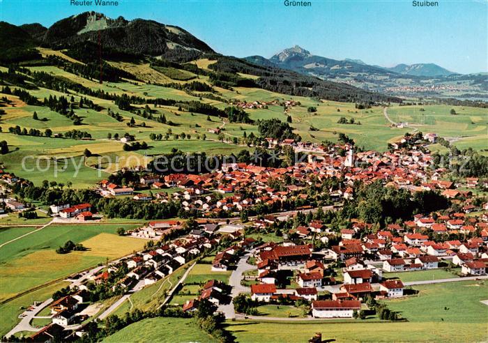 Nesselwang Allgaeu Bayern Fliegeraufnahme