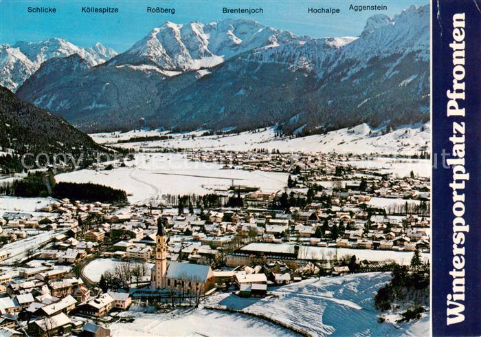 Pfronten Ostallgaeu Bayern Fliegeraufnahme