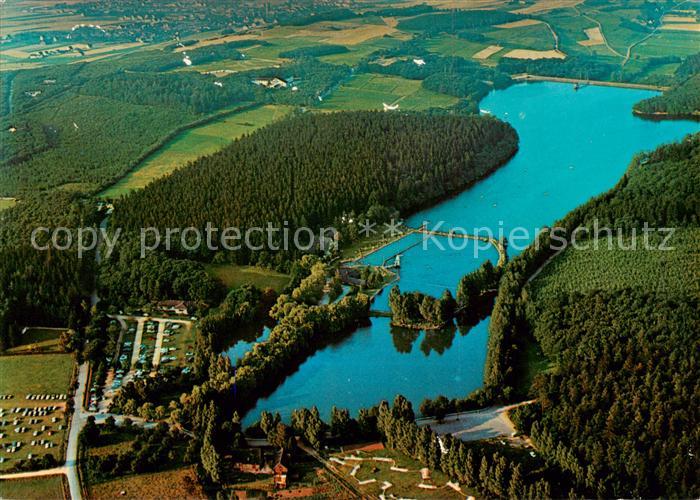 Steinbach Euskirchen Talsperre bei Euskirchen Fliegeraufnahme