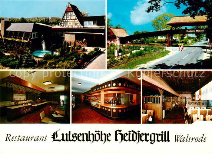 Walsrode Lueneburger Heide Restaurant Luisenhoehe Heidjergrill Gastraeume Bar Re