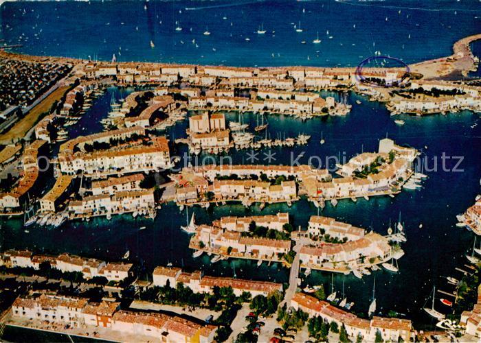 Port Grimaud 83 Var Cite lacustre realisee par Etige et Manera Vue aerienne