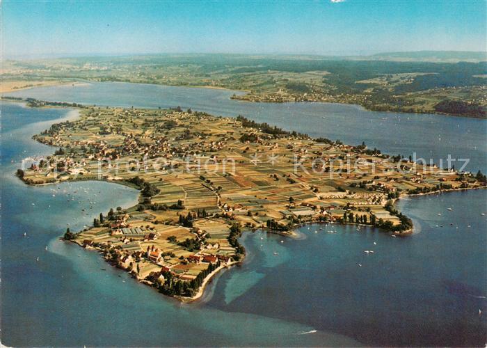 Insel Reichenau Bodensee Fliegeraufnahme