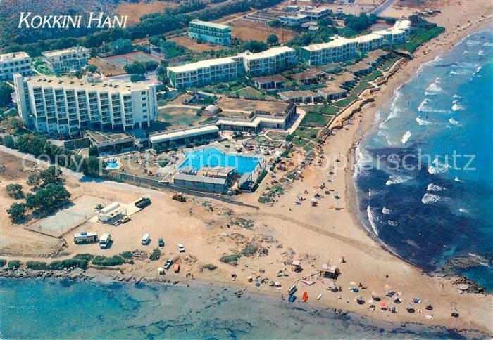 Crete  Kreta Greece Kokkini Hani Fliegeraufnahme