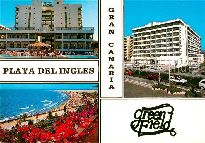 Playa del Ingles Gran Canaria ES Aparthotel Green Field Strandpartie