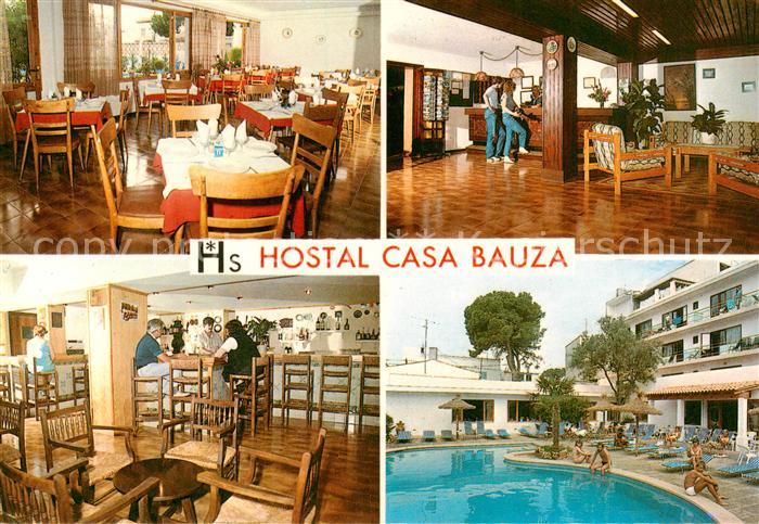 Cala Ratjada Mallorca Hostal Casa Bauza Gastraeume Rezeption Pool