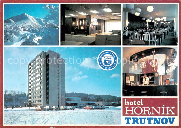 Trutnov Trautenau CZ Panorama Hotel Hornik Gastraeume Bar